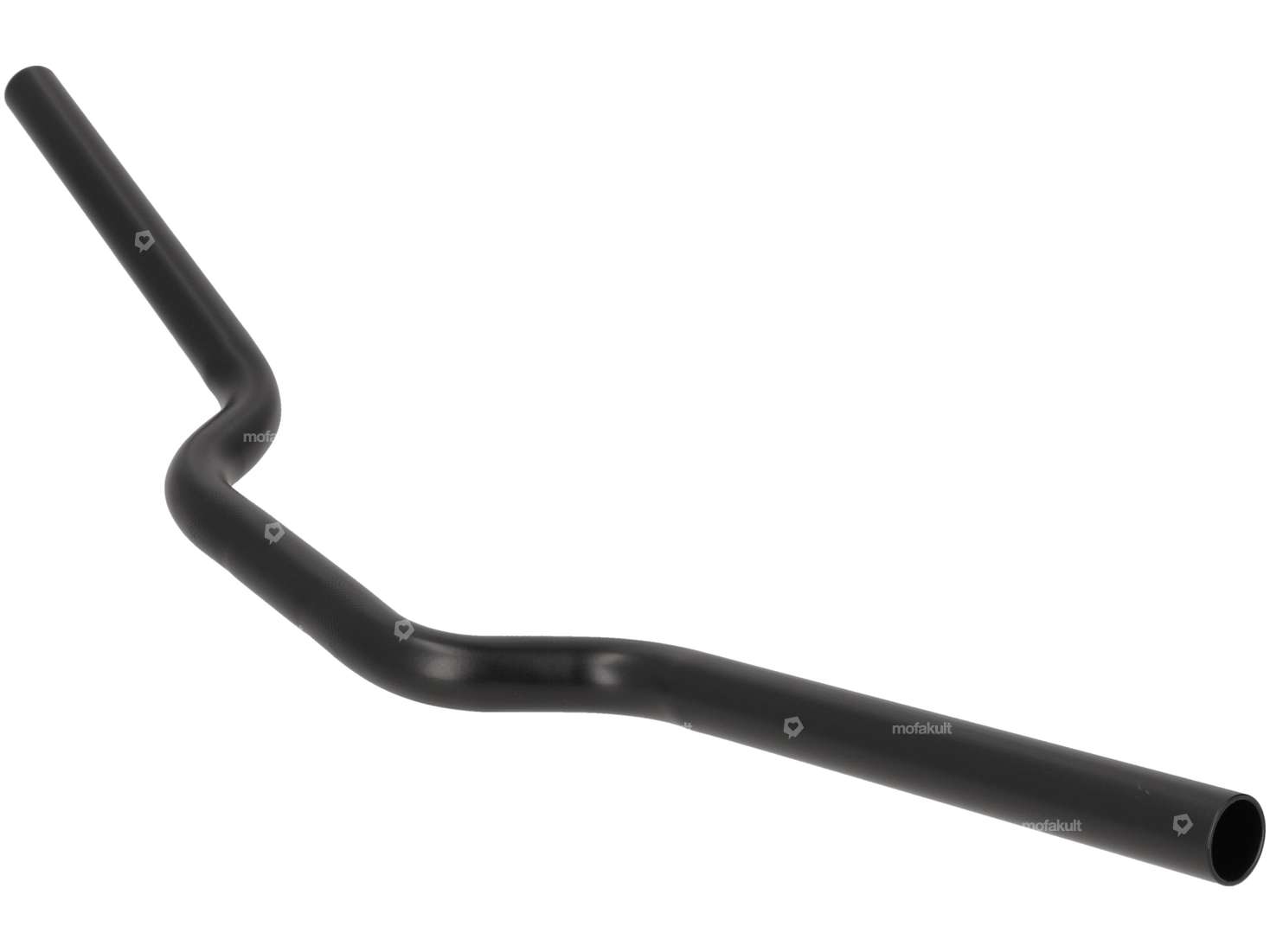 Piastra forcella manubrio 9 cm curva nera Carousel Image 2