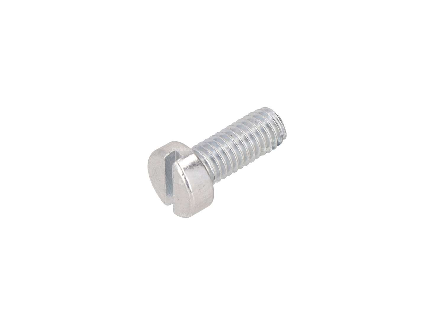 Vis M5x12 tête cylindrique fente zinguée Carousel Image 1