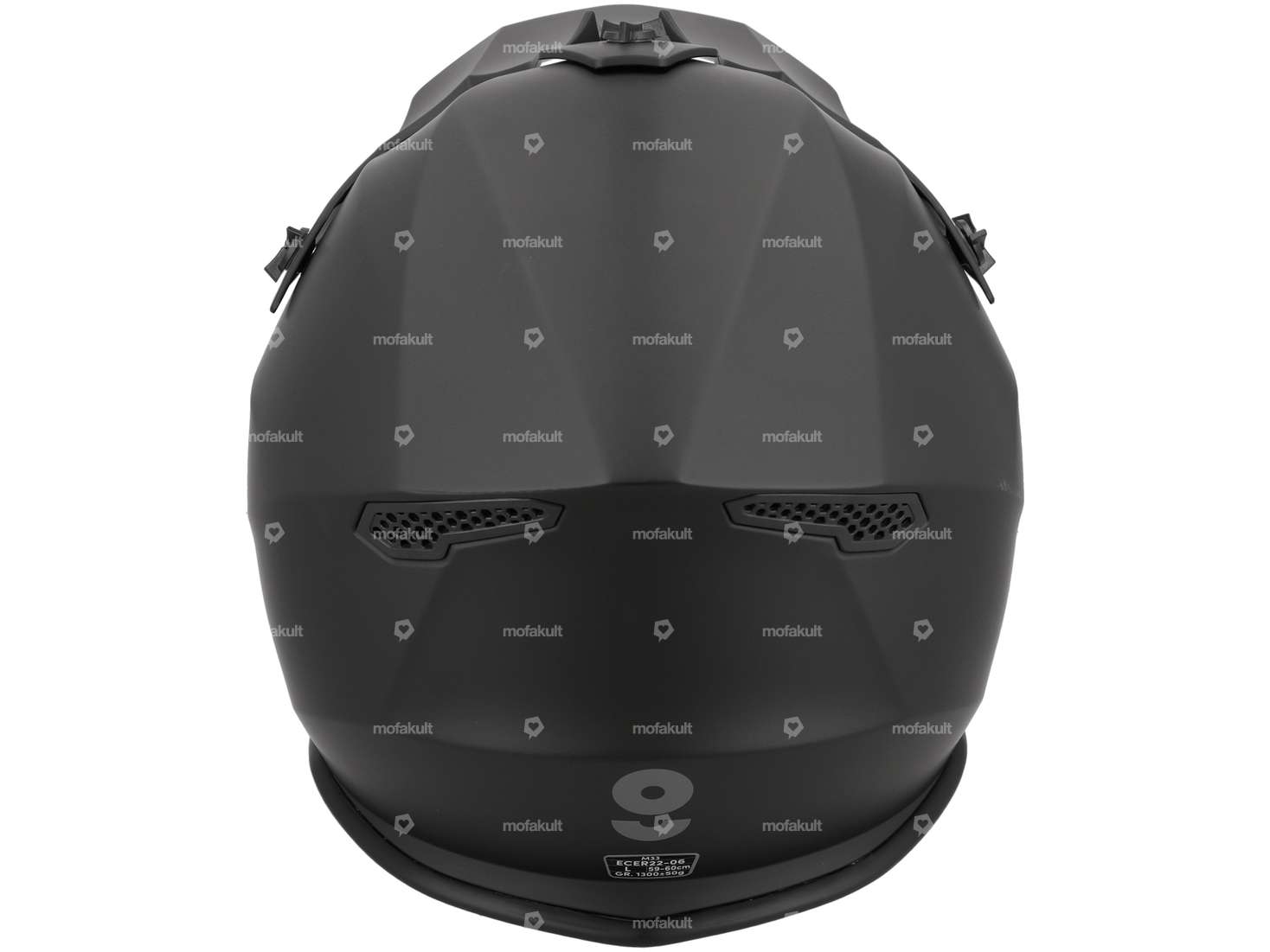 gms casque de cross "Fortis" noir-mat Carousel Image 3