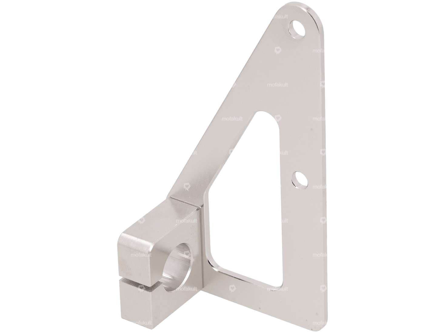 66HEROES Support de plaque d'immatriculation latéral gauche (version CH) Inox Carousel Image 2
