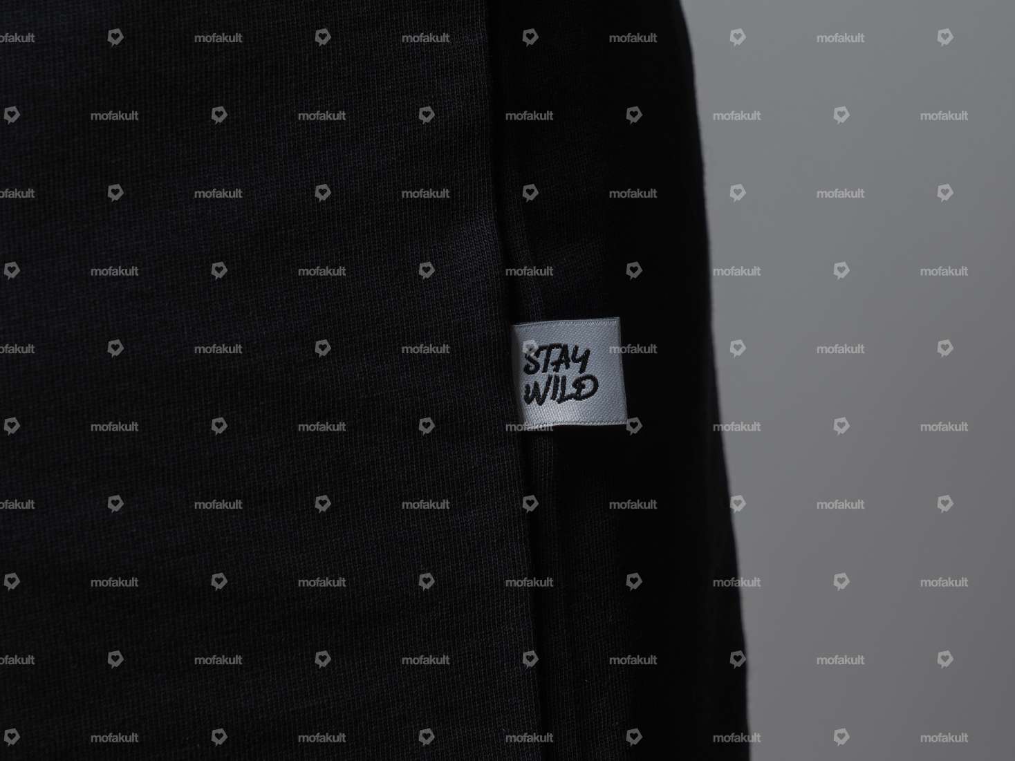 KULTWEAR T-Shirt «Crew» schwarz / weiss Carousel Image 6