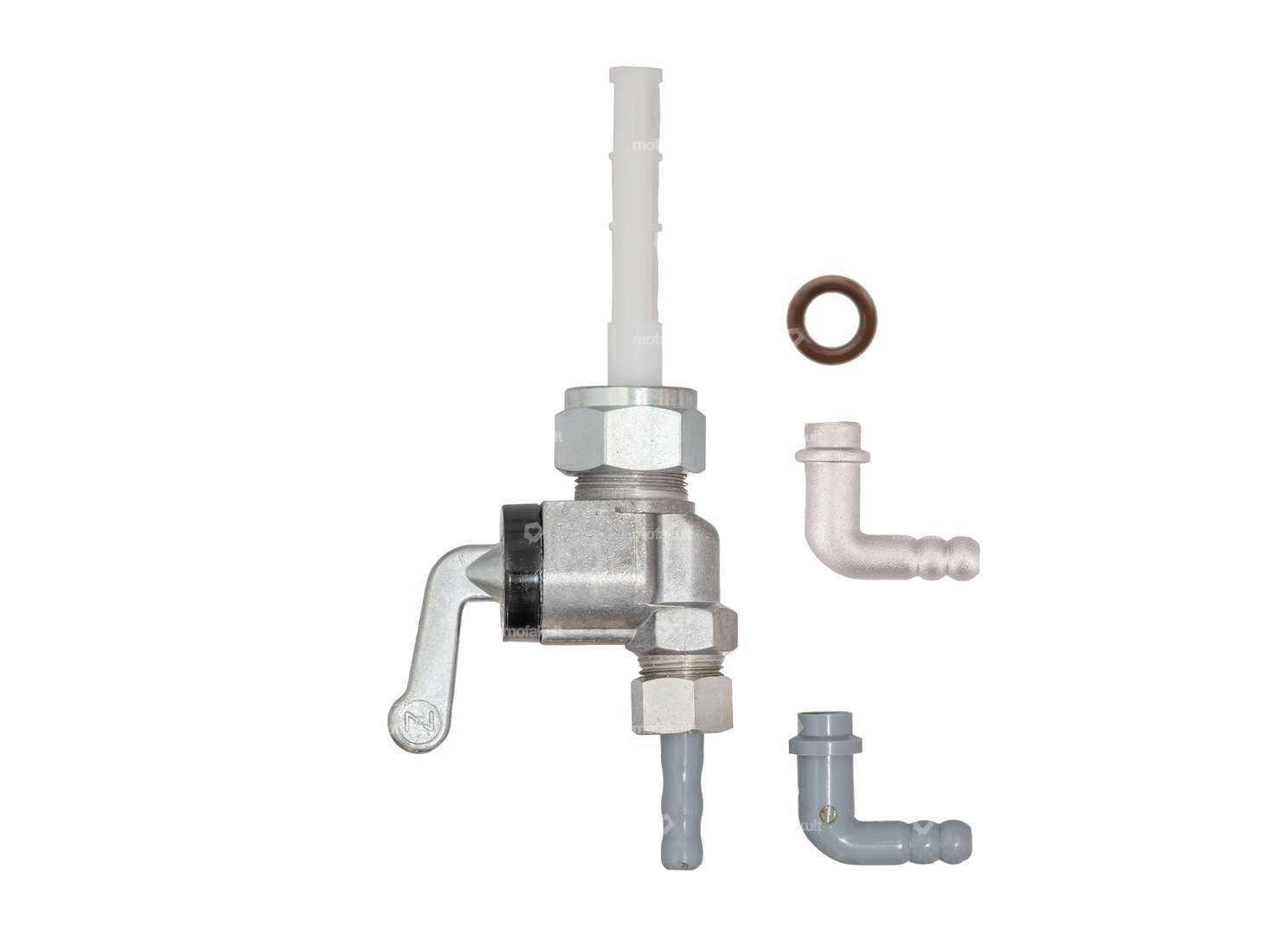 Robinet d'essence Karcoma M16x1 vertical (avec écrou) Raccord alu | Puch X30 Velux Carousel Image 1