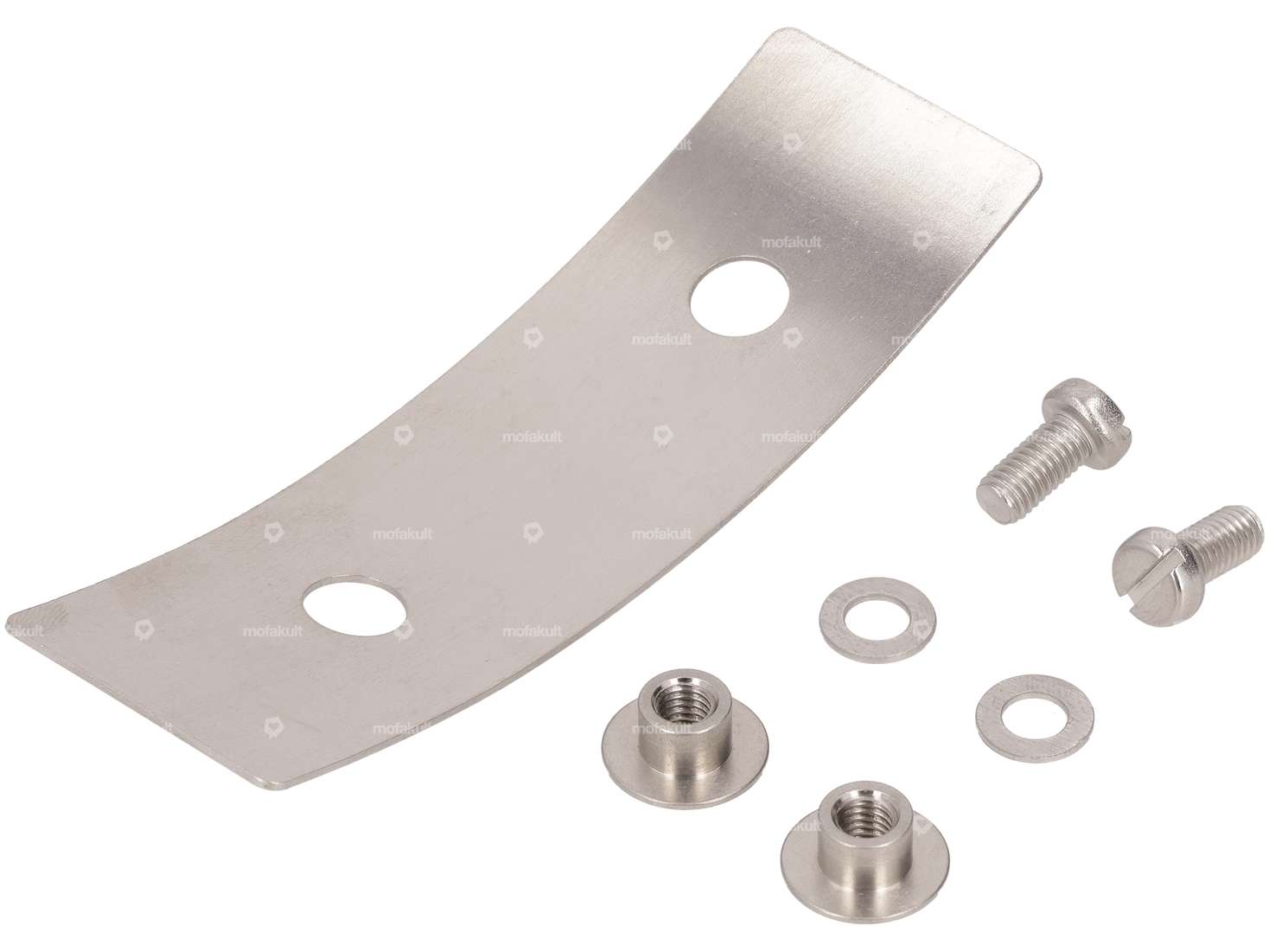 66HEROES Federblech & M5 Nocken Wechselnummer-Halterung Inox Carousel Image 1