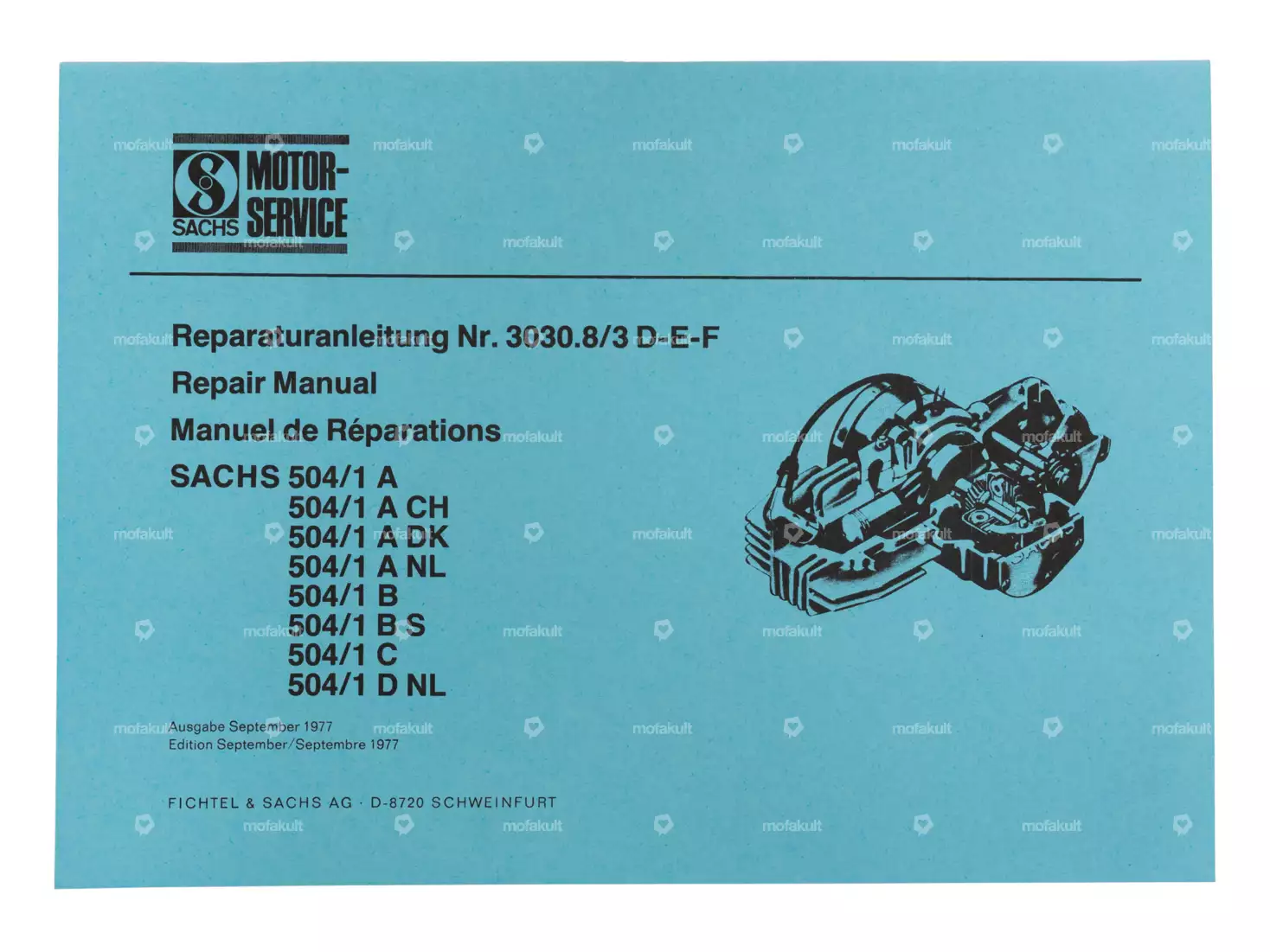 Repair instructions | Sachs 504/1 | mofakult
