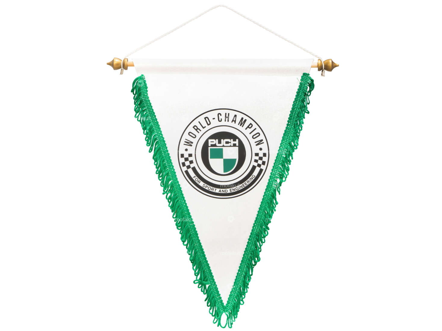 Gagliardetto "Puch World-Champion" 31 x 25 cm Carousel Image 1