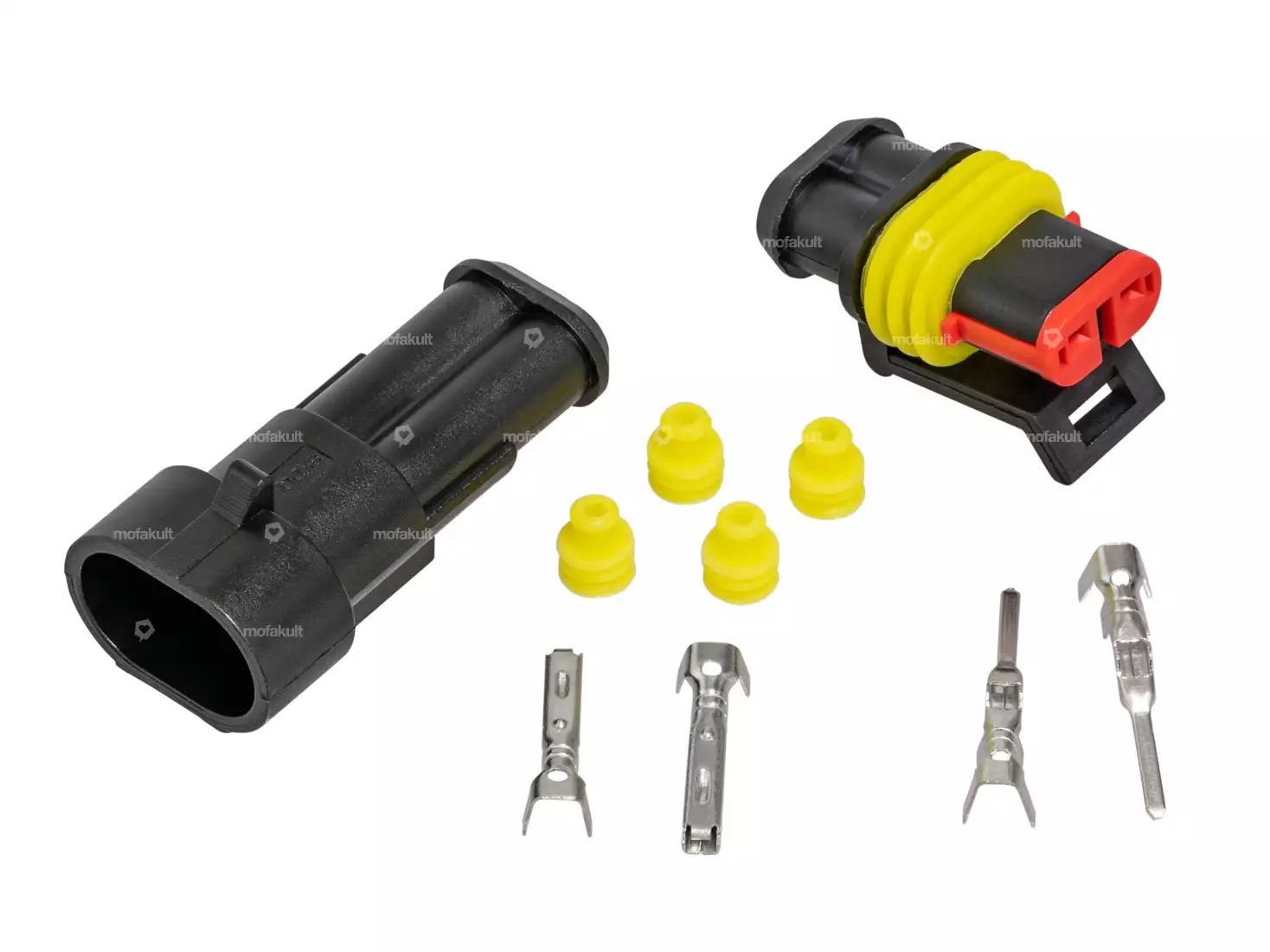 AMP Superseal Motorsport Universal Steckverbindung 2-polig wasserdicht