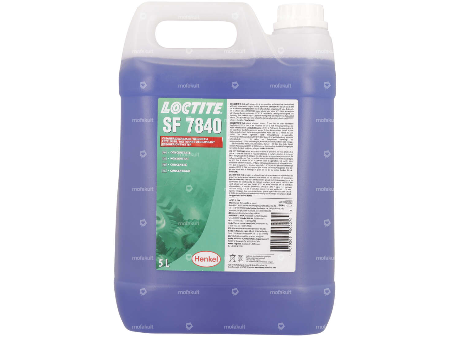 Loctite 7840 Cleaner and degreaser 5 L Carousel Image 1