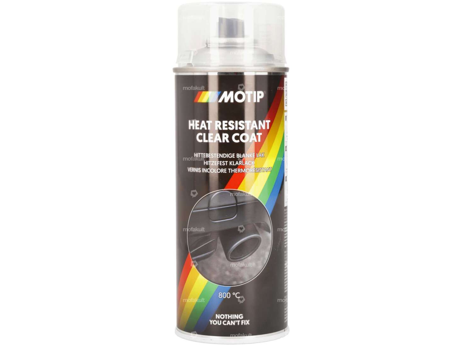 MOTIP heat-resistant clear lacquer (matt) 400 ml Carousel Image 1