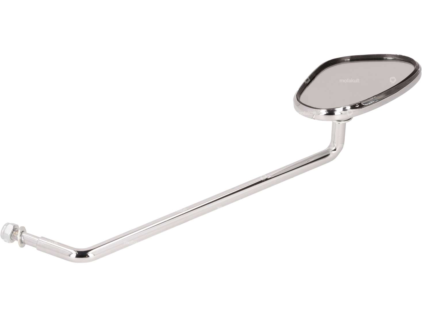 Bumm Spiegel oval links abgewinkelt Chrom Carousel Image 2