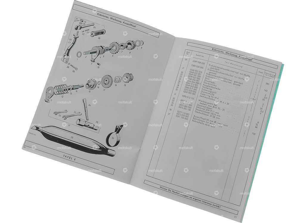 Liste des pièces détachées | Moteur Sachs 50/3 LKH, LH Carousel Image 2