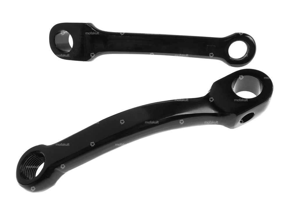 Pedivelle GPO nere 148 mm coppia Carousel Image 1