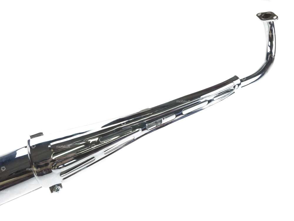 Tôle de chaleur d'échappement chromée | Puch X30 Velux Carousel Image 4