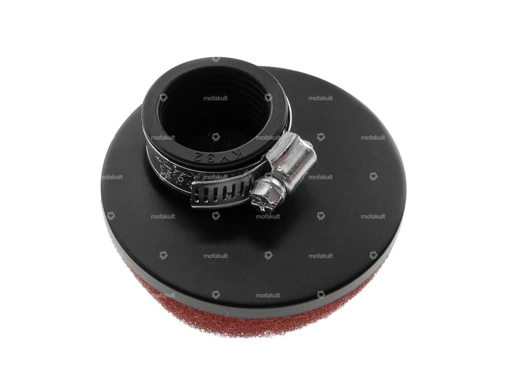 GPO filtro aria a fungo corto in schiuma rossa , Dell'Orto PHBG (Ø=32 mm) Carousel Image 2