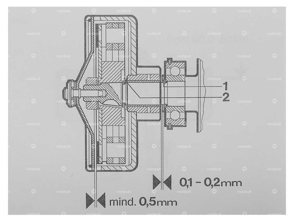 Corbeille d'embrayage 21 dents facilitée | Puch E50 Carousel Image 3