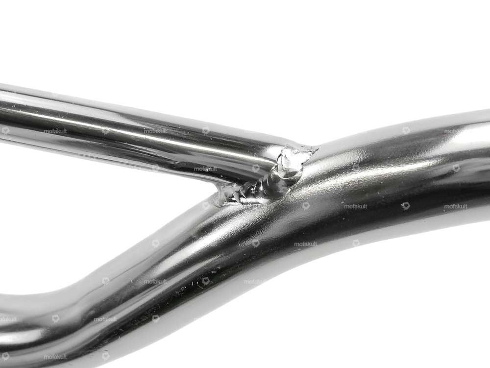 Piastra forcella manubrio 13 cm cross cromo Carousel Image 4