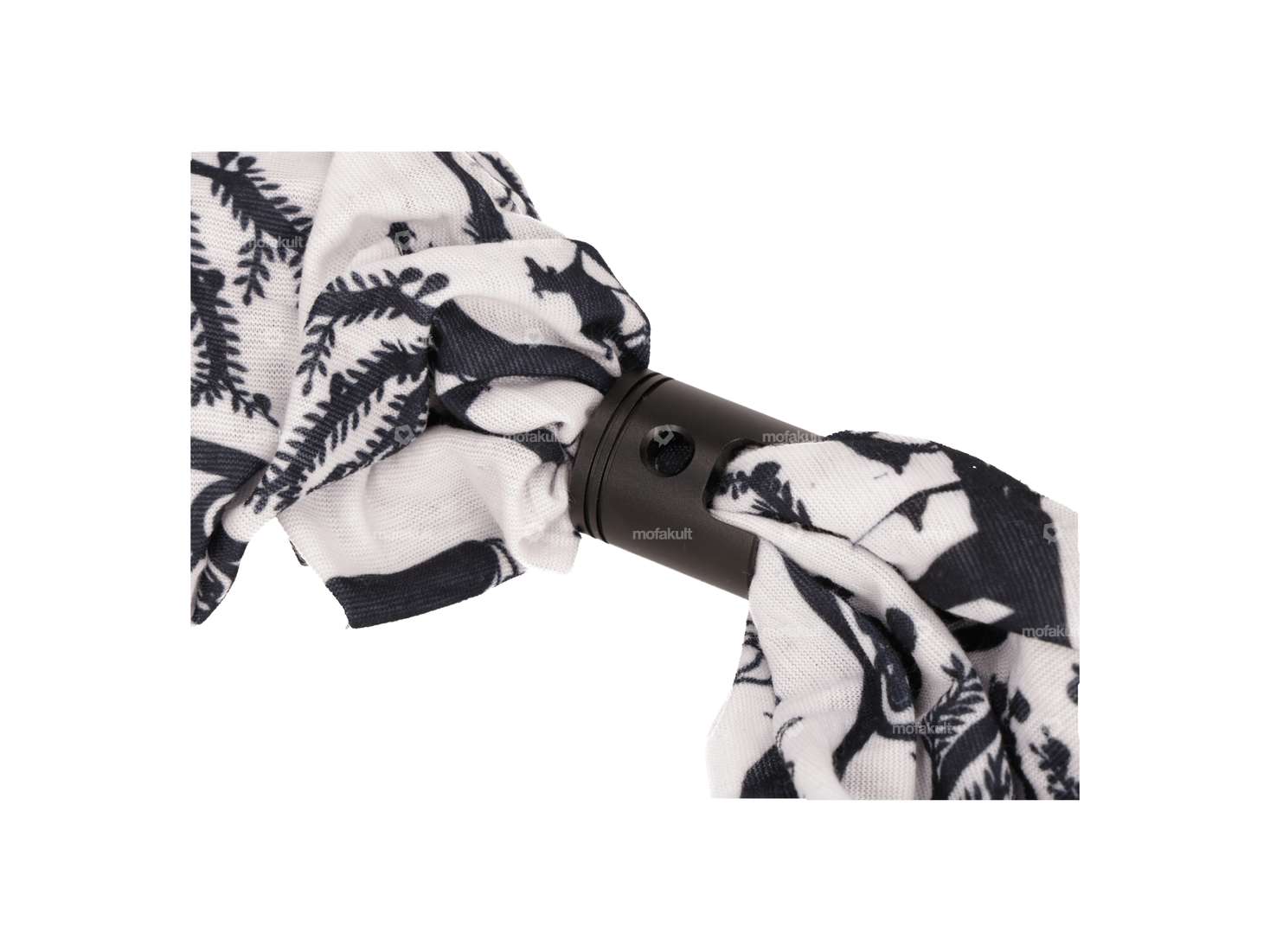 mk-Merch fiaschetta decorativa per fazzoletto da collo (bandana) nero Carousel Image 3