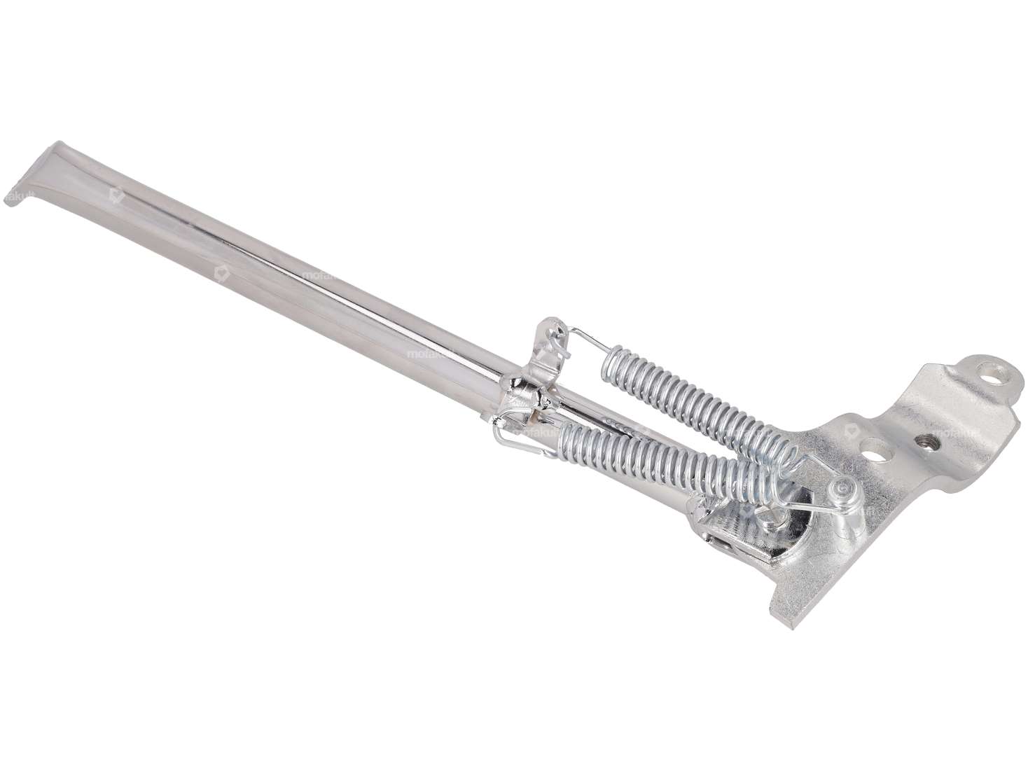 Seitenständer links runde Befestigung 30 cm Chrom Carousel Image 2