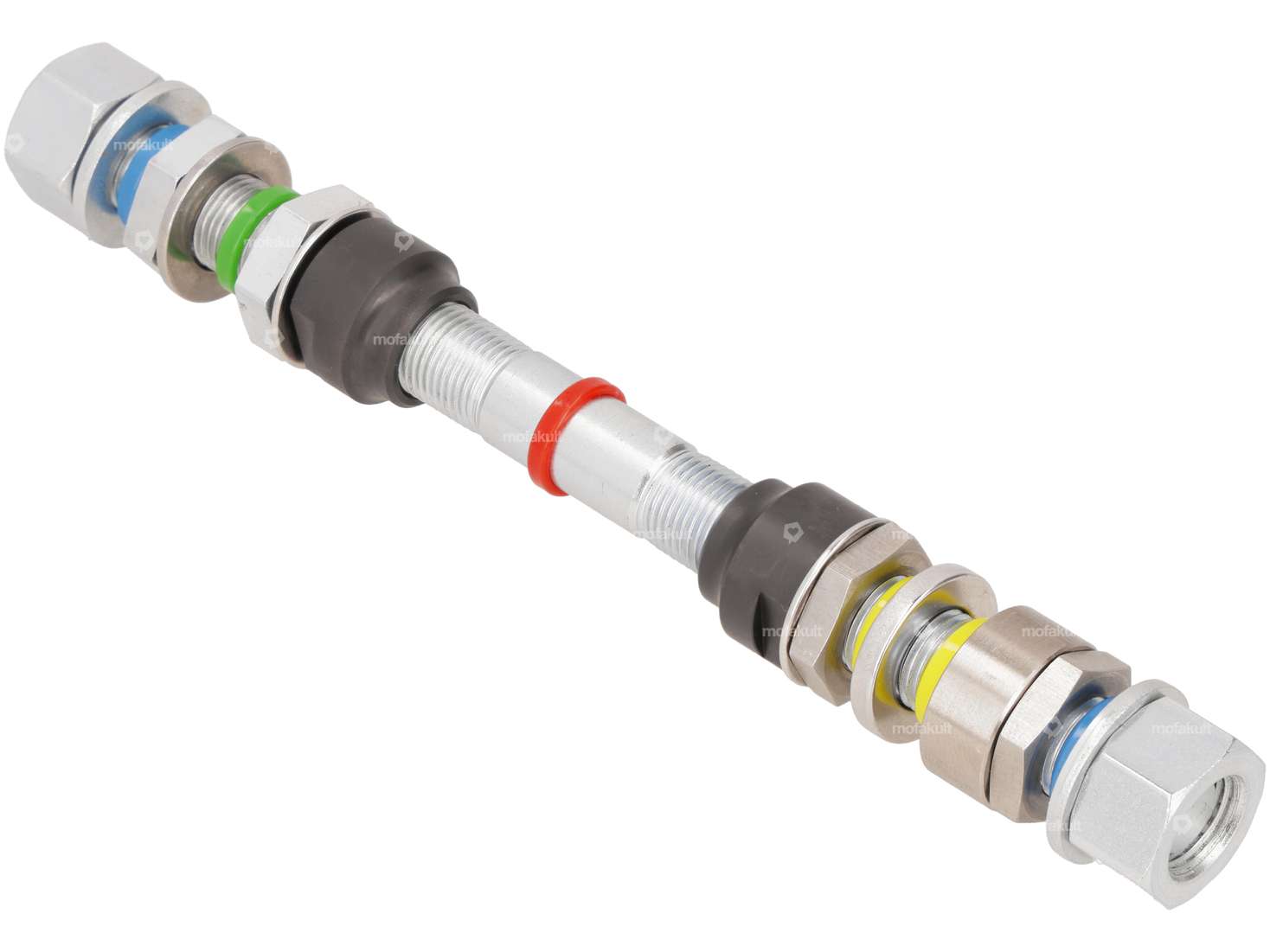 swiing® ingenious Radachse-Set M11x1 x 154 Vorderrad Speichen | Puch Maxi, X30 Sport, Velux Carousel Image 2