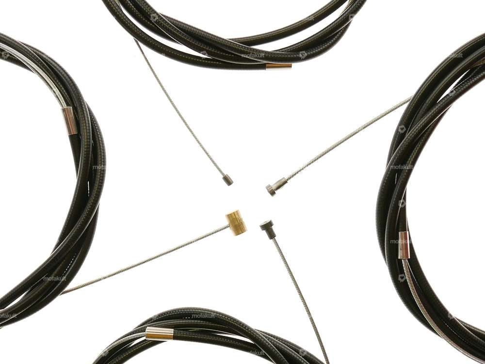 Kabelsatz geschnitten schwarz Hochlenker (1A-Qualität) | Puch Maxi Carousel Image 2