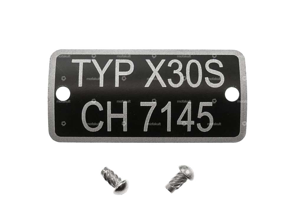 swiing® revival type plate TYPE X30S CH 7145 | Puch Velux Carousel Image 1