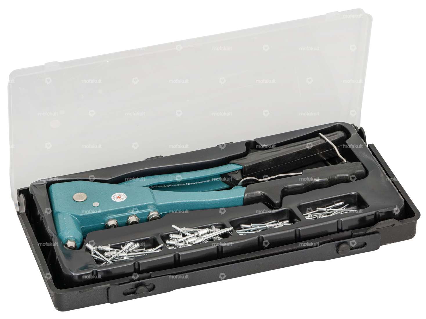 BGS pinze per rivettare e set di rivetti a pressione 65 pz. Carousel Image 1