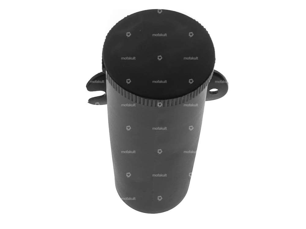 Cassetta porta attrezzi rotonda in plastica nera Carousel Image 2