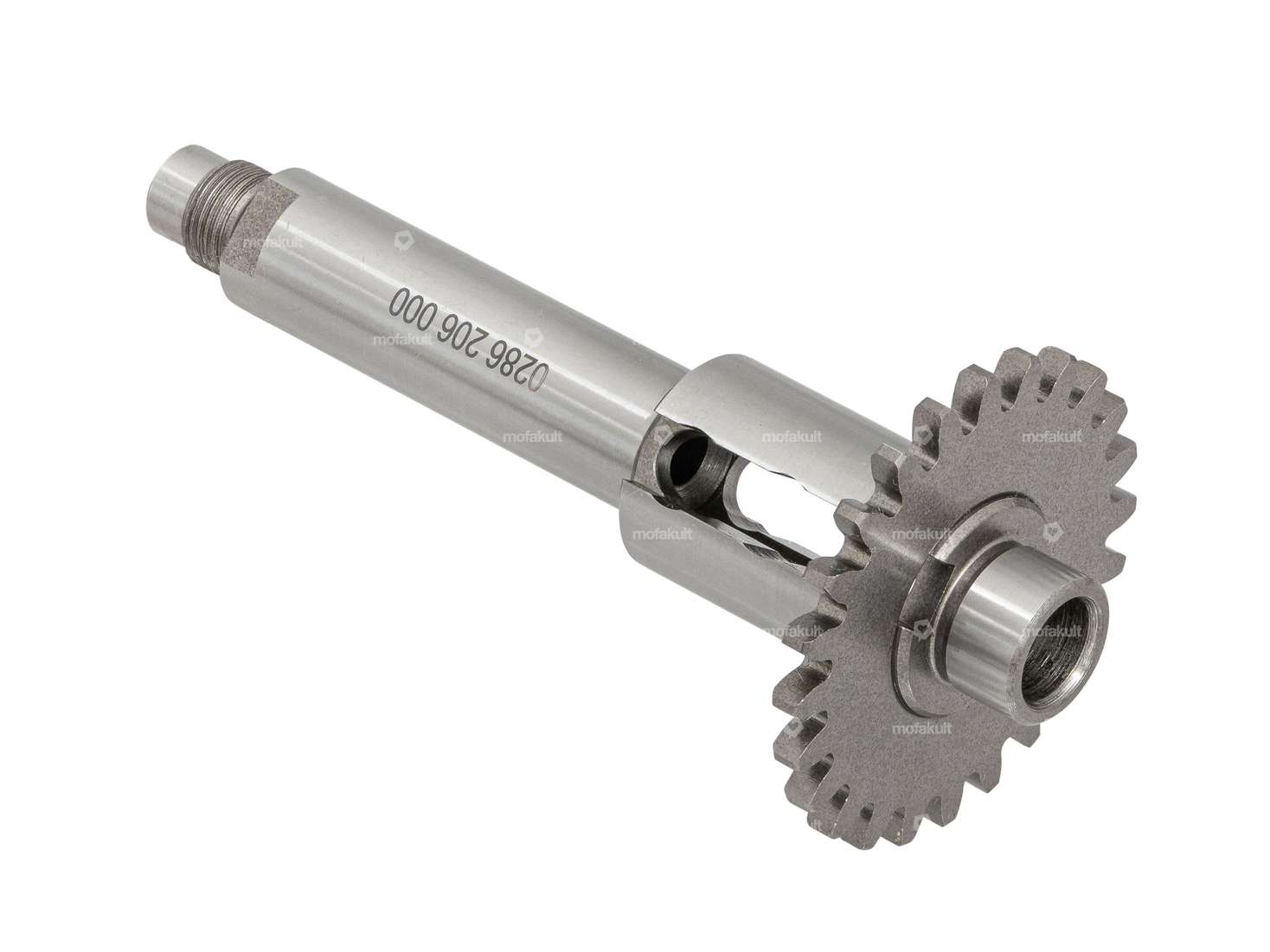 Albero principale con ingranaggio a disco 24 denti versione lunga (50/3) Carousel Image 2
