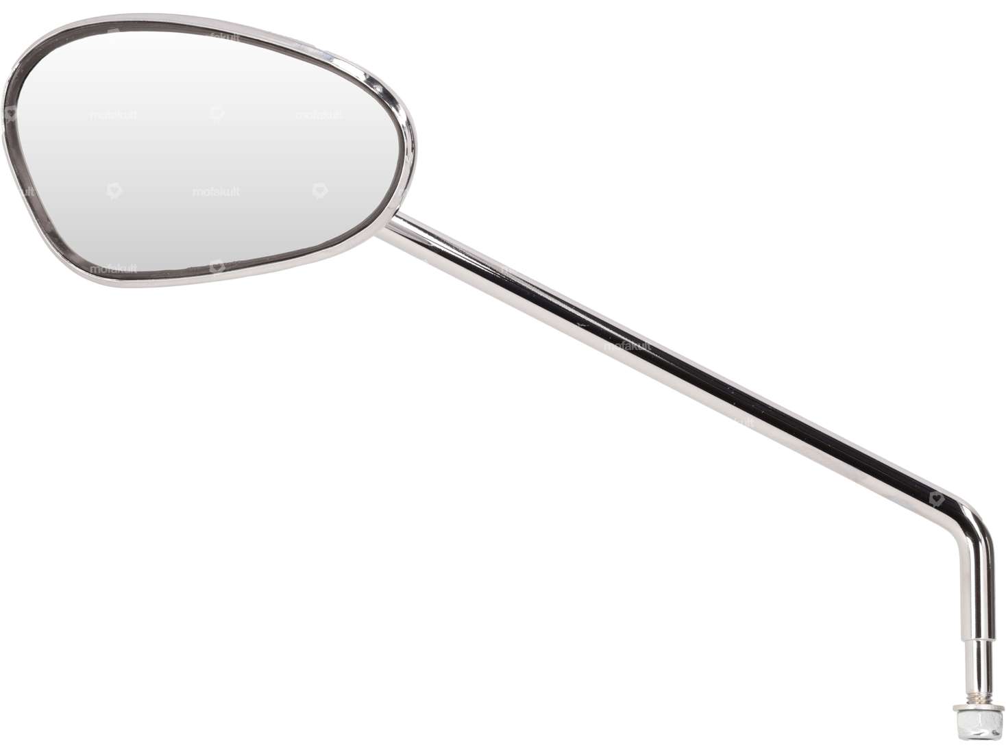 Bumm Spiegel oval links abgewinkelt Chrom Carousel Image 1