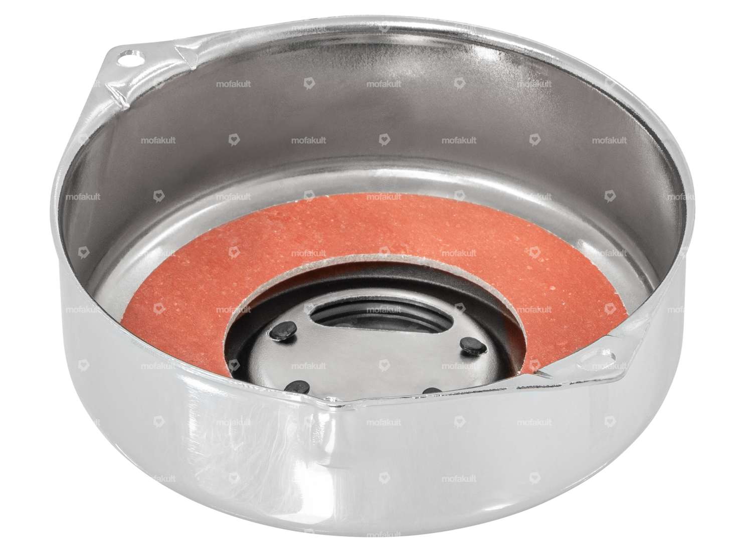 GPO ignition cover chrome "Puch" emblem black | Puch Carousel Image 3