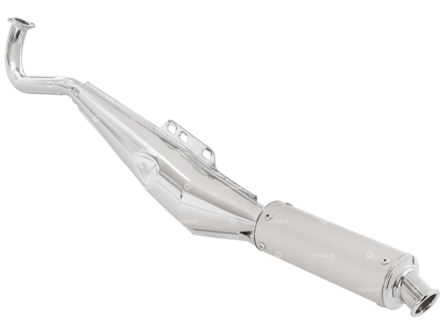 Echappement Bullet 28 mm chrome | Puch Maxi, X30 Carousel Image 2