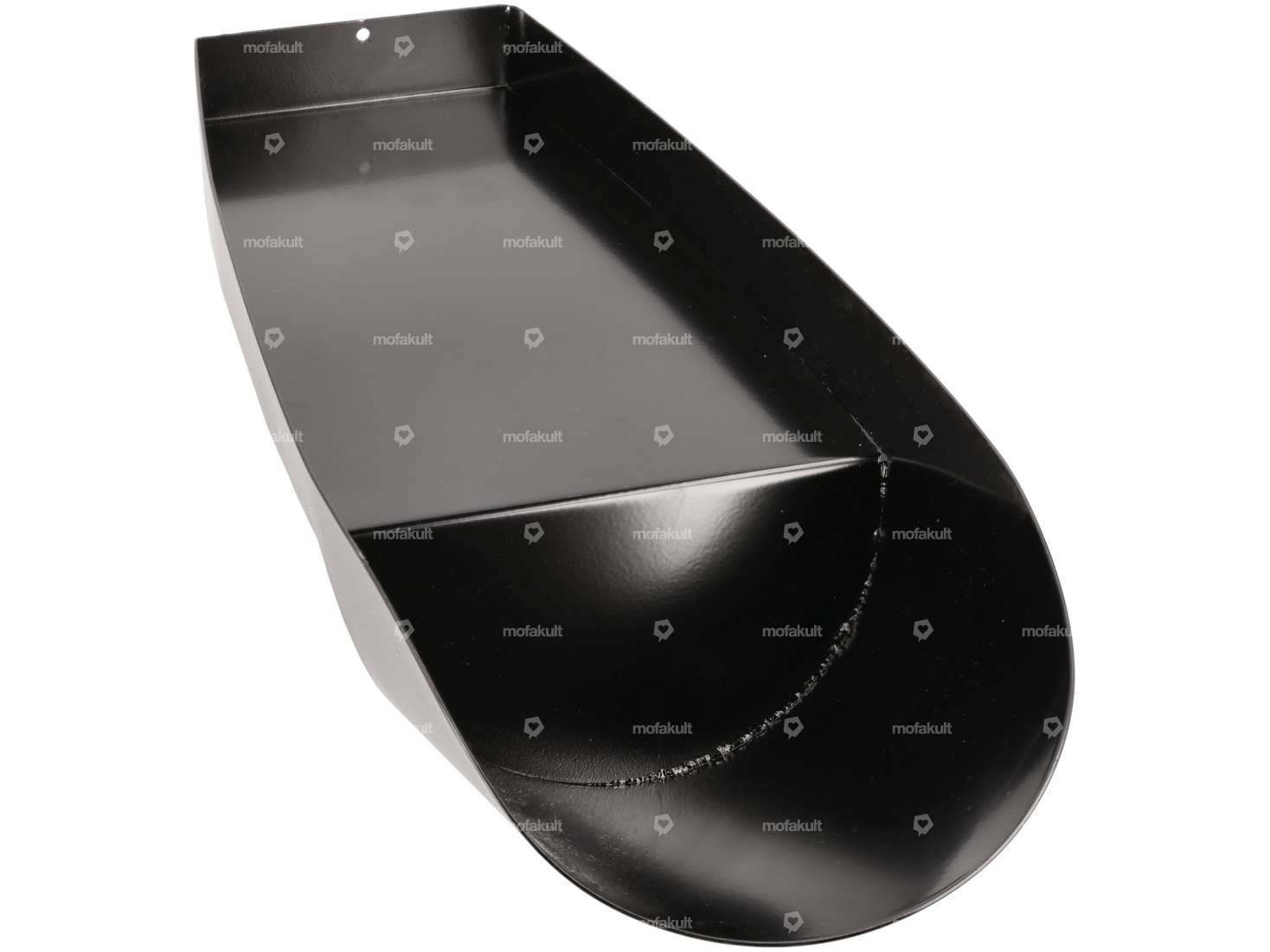 MLM guscio sella Cafe Racer rotondo nero Carousel Image 2