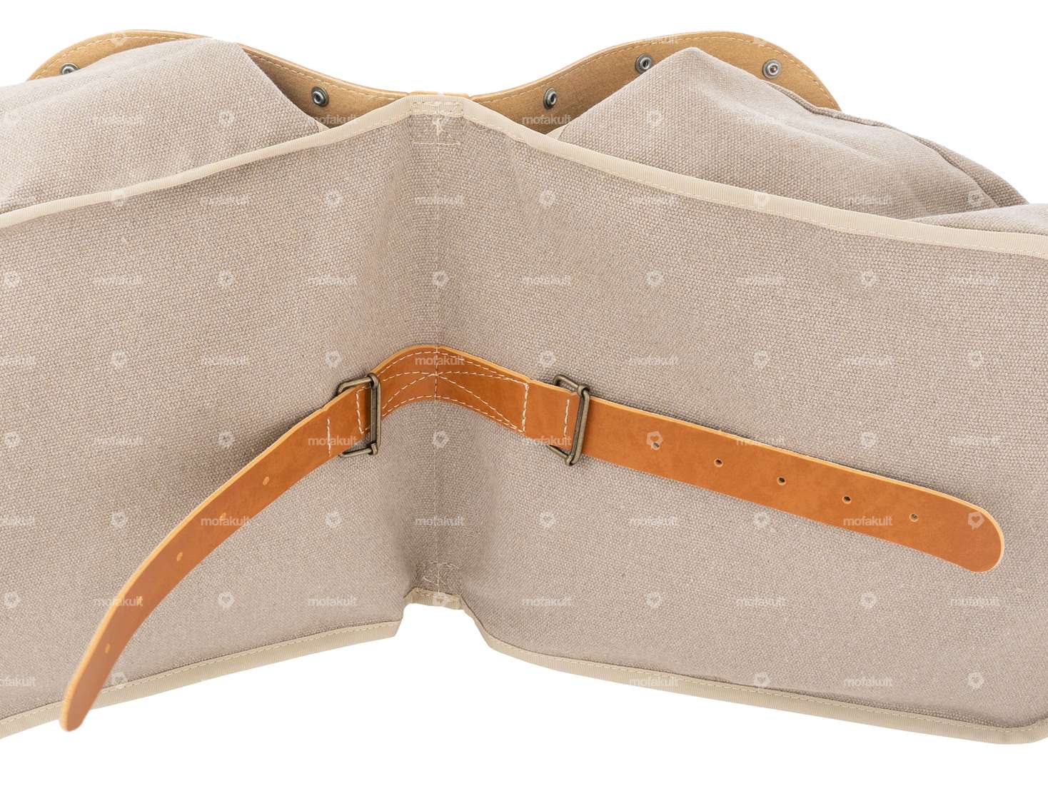 Borsa per bagagli Oldschool miele Carousel Image 3