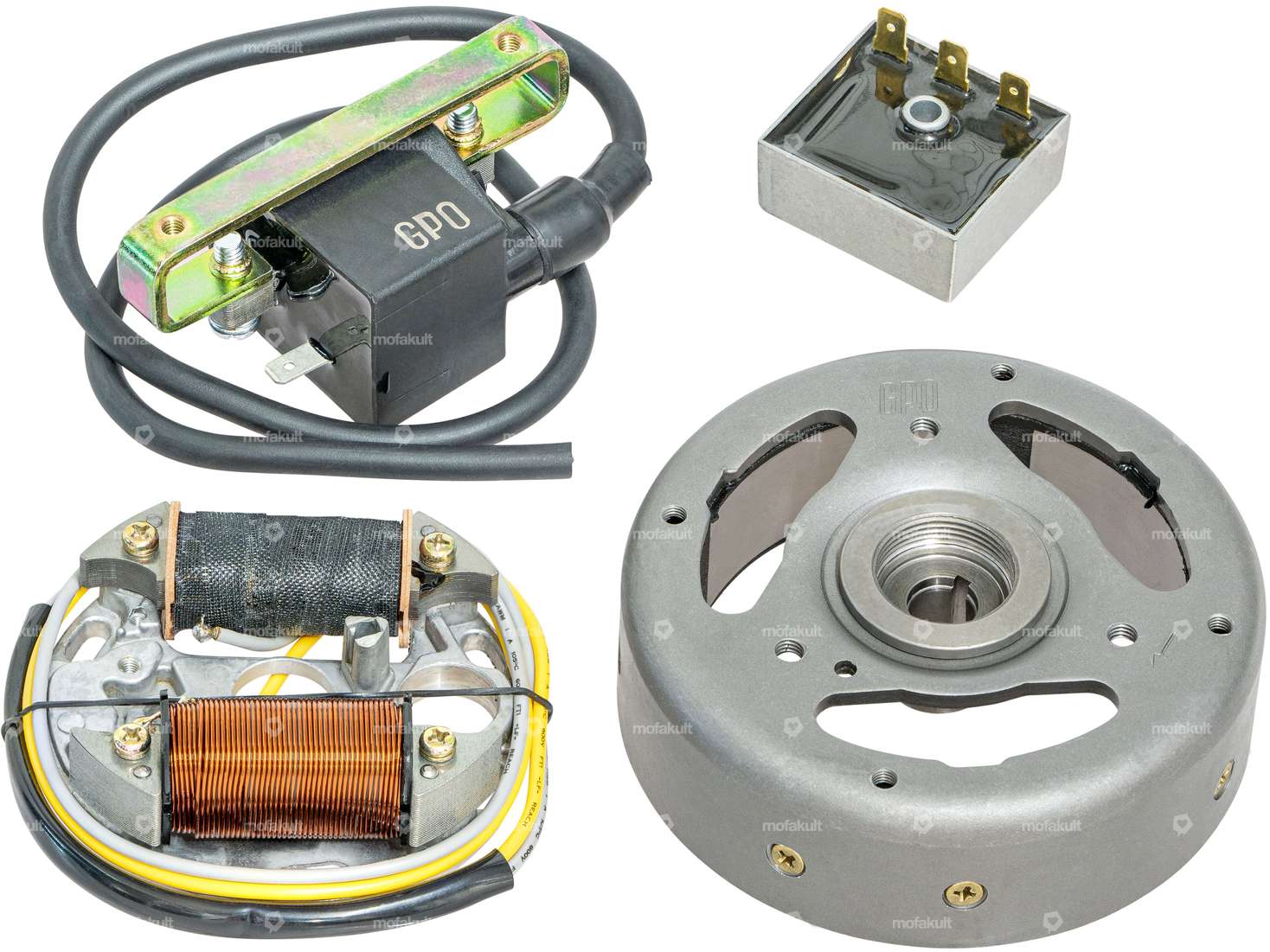 GPO CDI Set d'allumage tournant à droite 12V Carousel Image 1