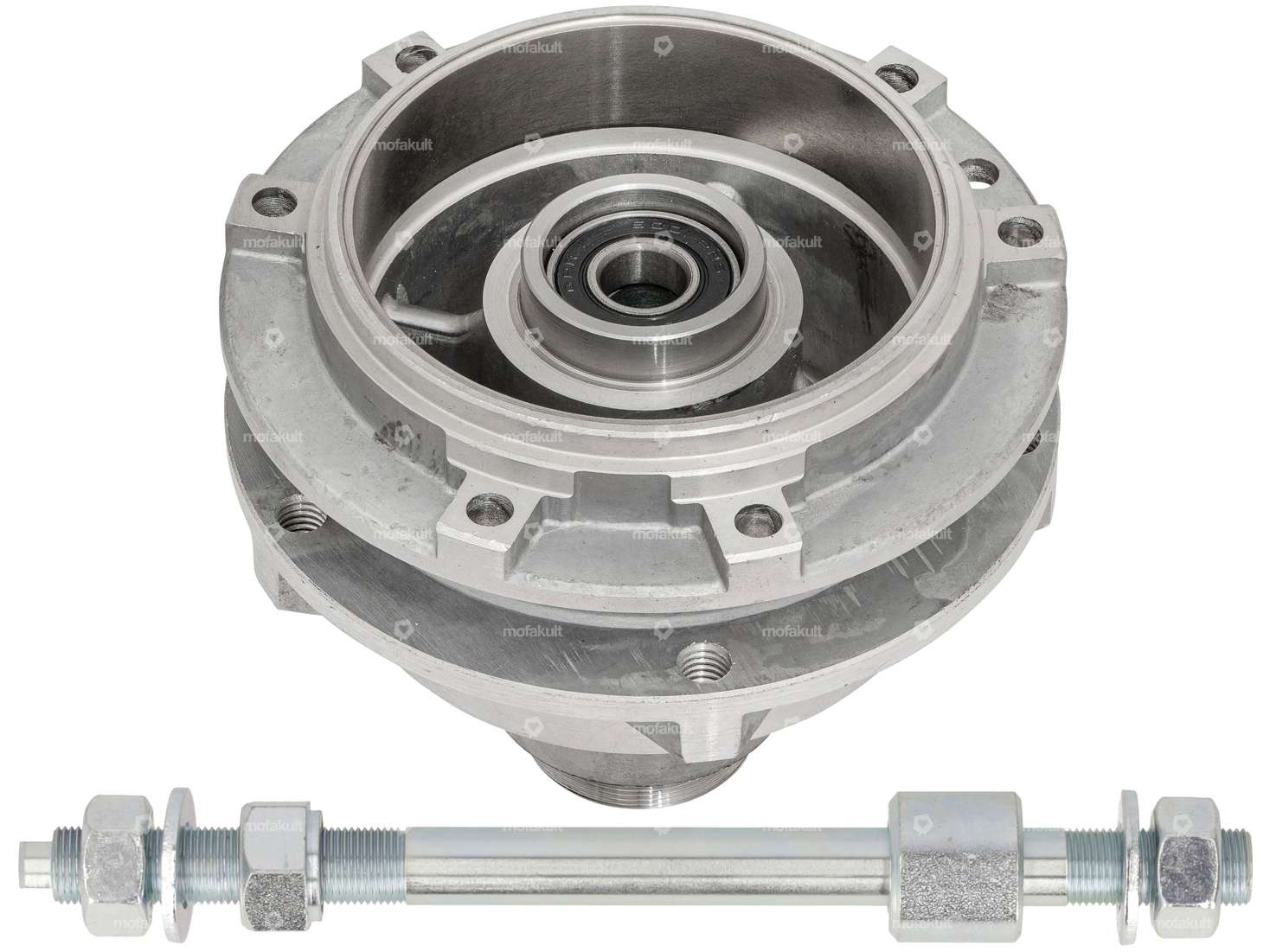 GPO wheel hub incl. axle cast wheel rear | Puch Maxi, X30 NG-2AH Carousel Image 1