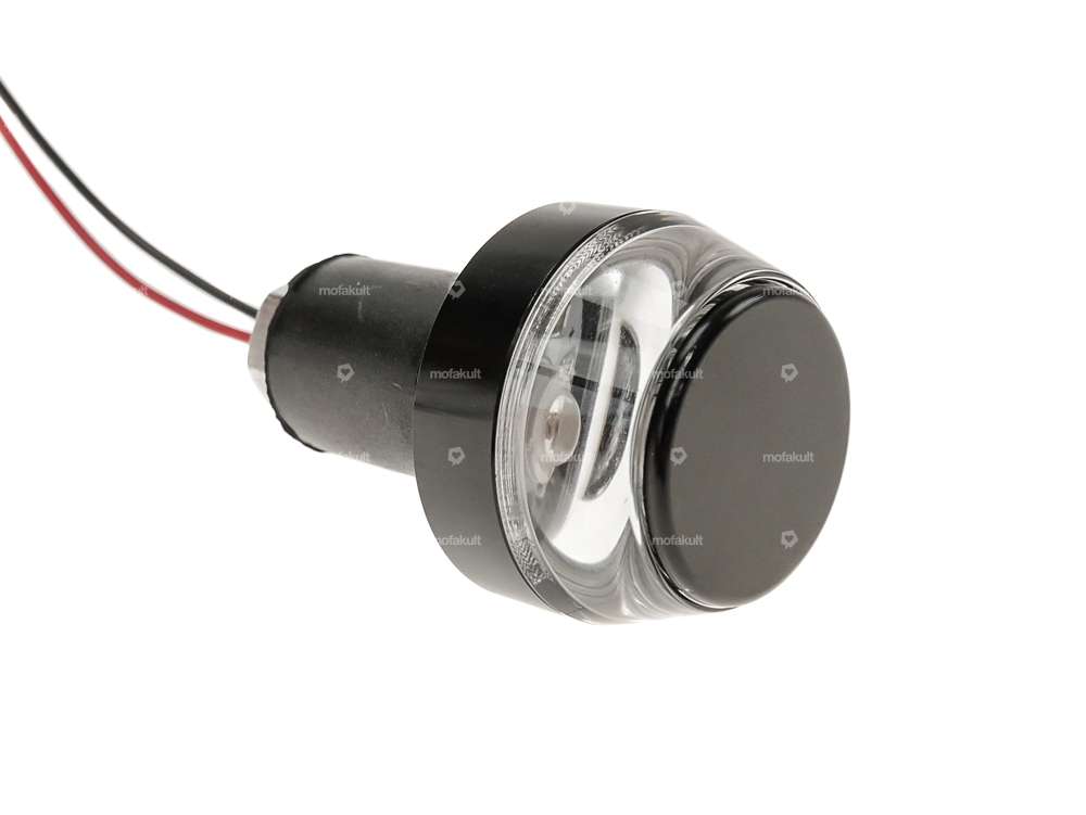 66HEROES Jeu de clignotants LED 12V DC noir (montage sur guidon) Carousel Image 2