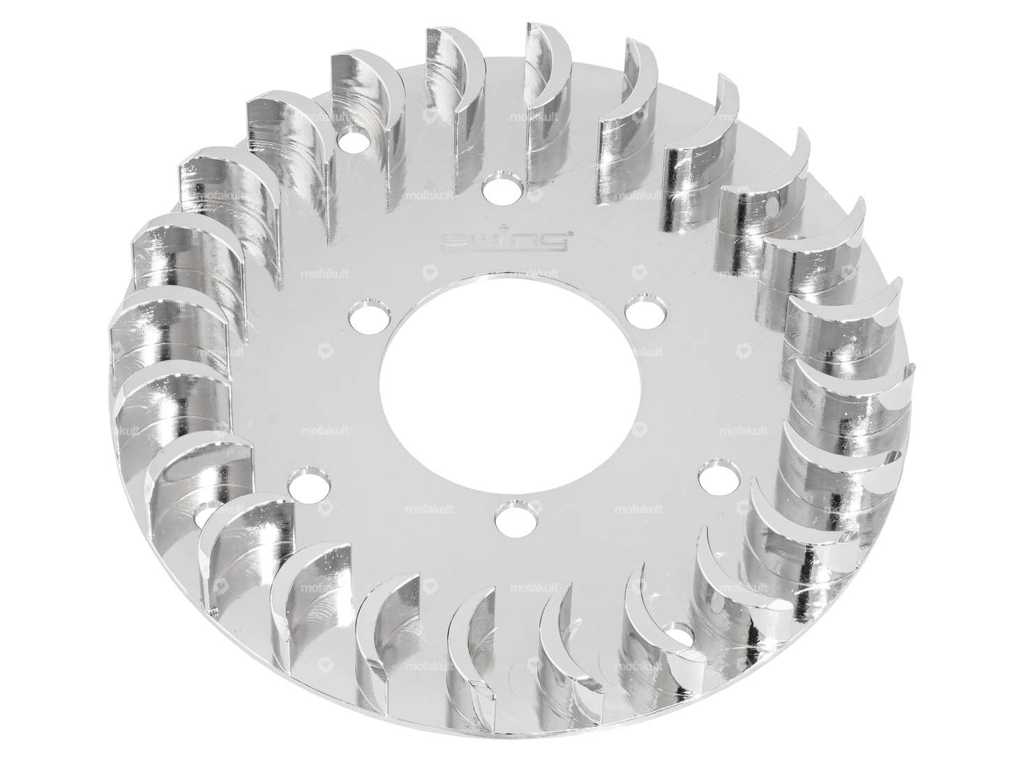 swiing® ingenious Lüfterrad Chrom (EVO, HPI, Bosch, Ducati) | Puch X30 Velux, Sachs 503, Belmondo Carousel Image 1
