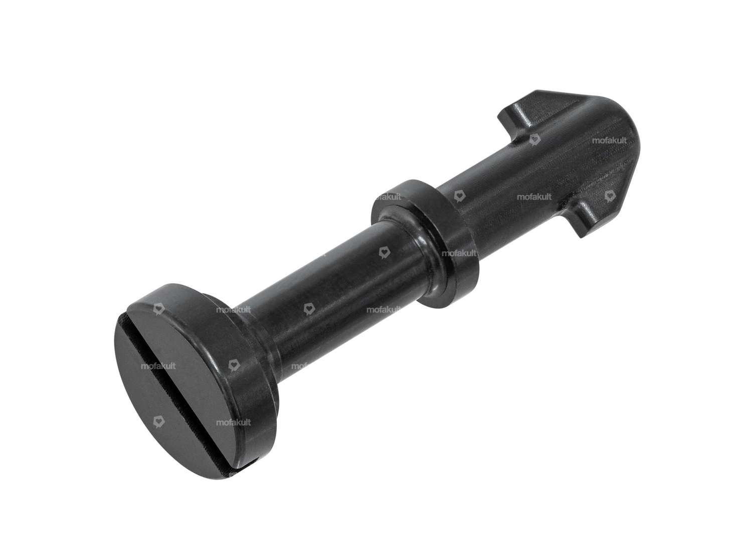 Vis de protection latérale CNC alu noir | Honda Camino, Hobbit PA50 Carousel Image 1