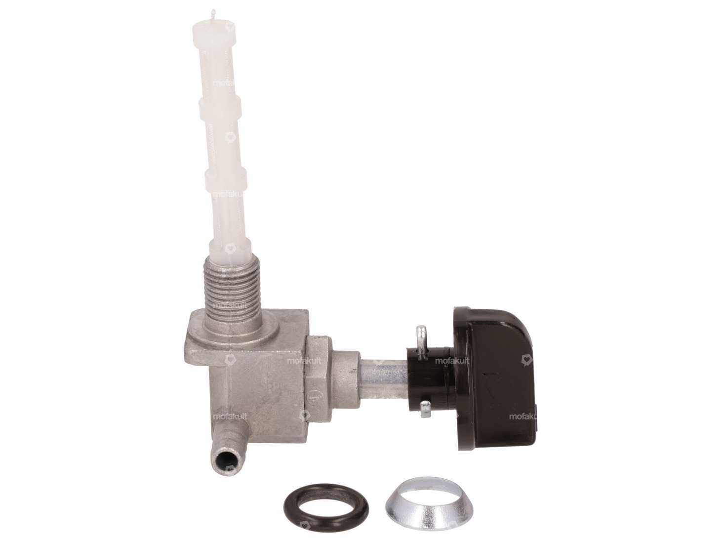 OMG robinet d'essence vertical M10x1 (à visser) sortant à gauche Carousel Image 2