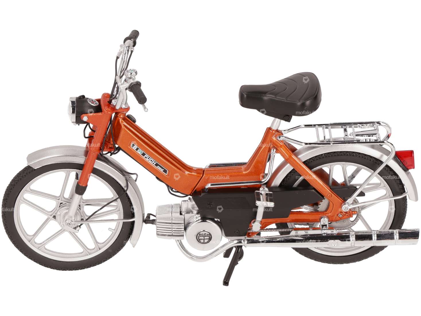 Puch Maxi N orange modèle miniature 1:10 (qualité 1A) Carousel Image 1