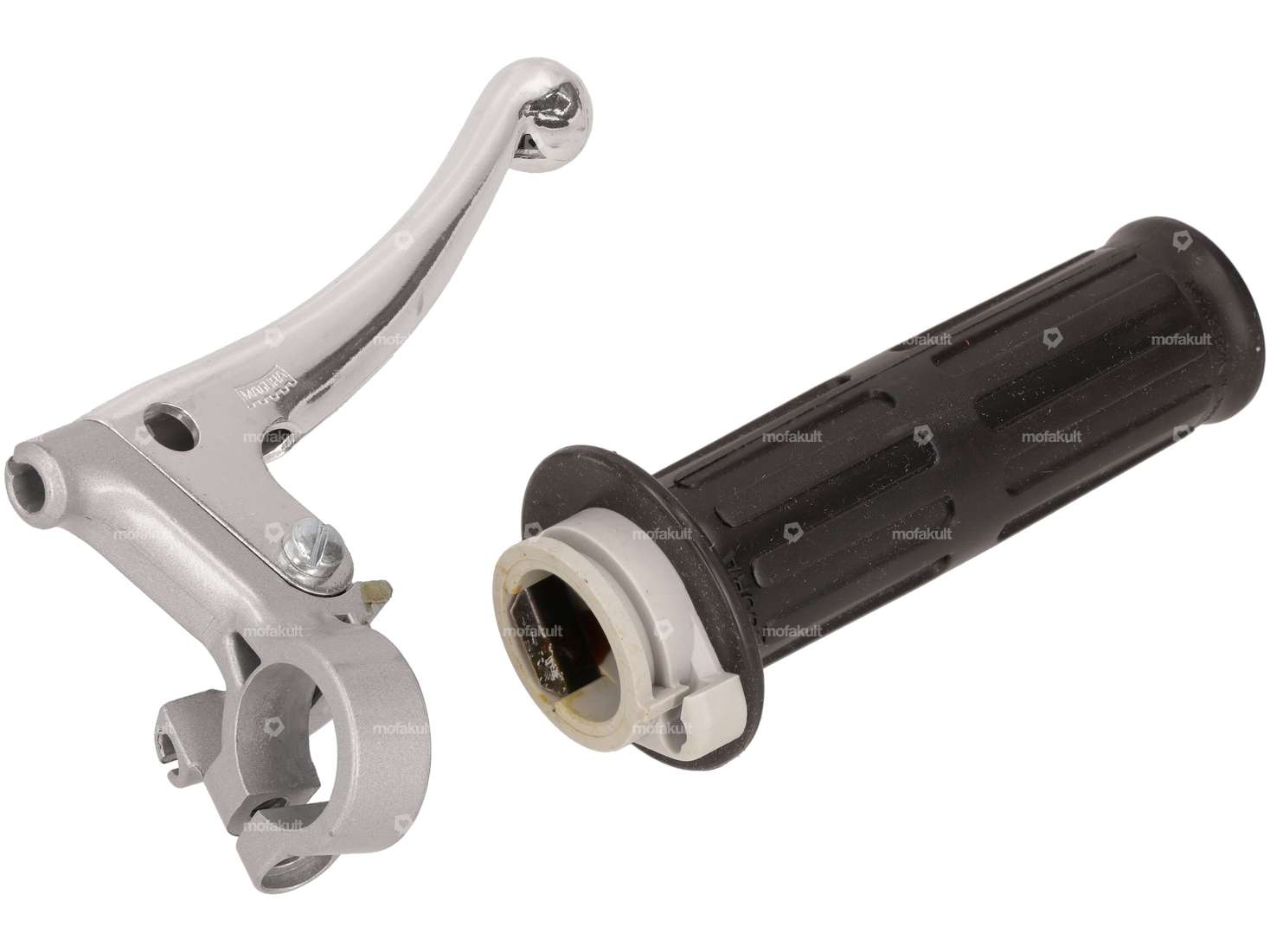 Magura throttle grip "233" gray NOS Carousel Image 2