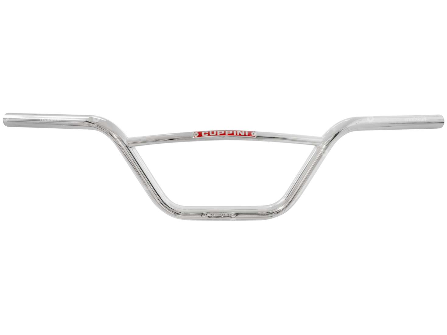 Piastra forcella del manubrio da 16 cm curva con puntone cromato Carousel Image 1