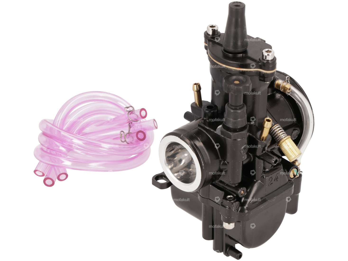 Carburateur PWK Racing 24 mm noir Carousel Image 2