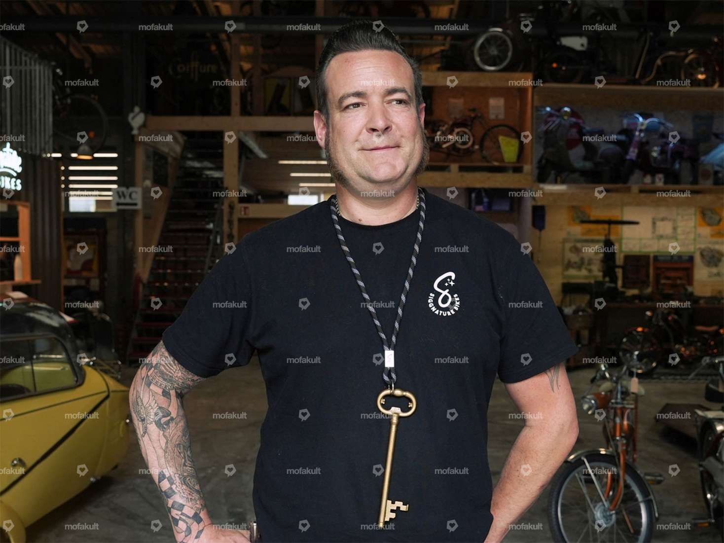 Lanyard Siggnature noir / gris Carousel Image 3