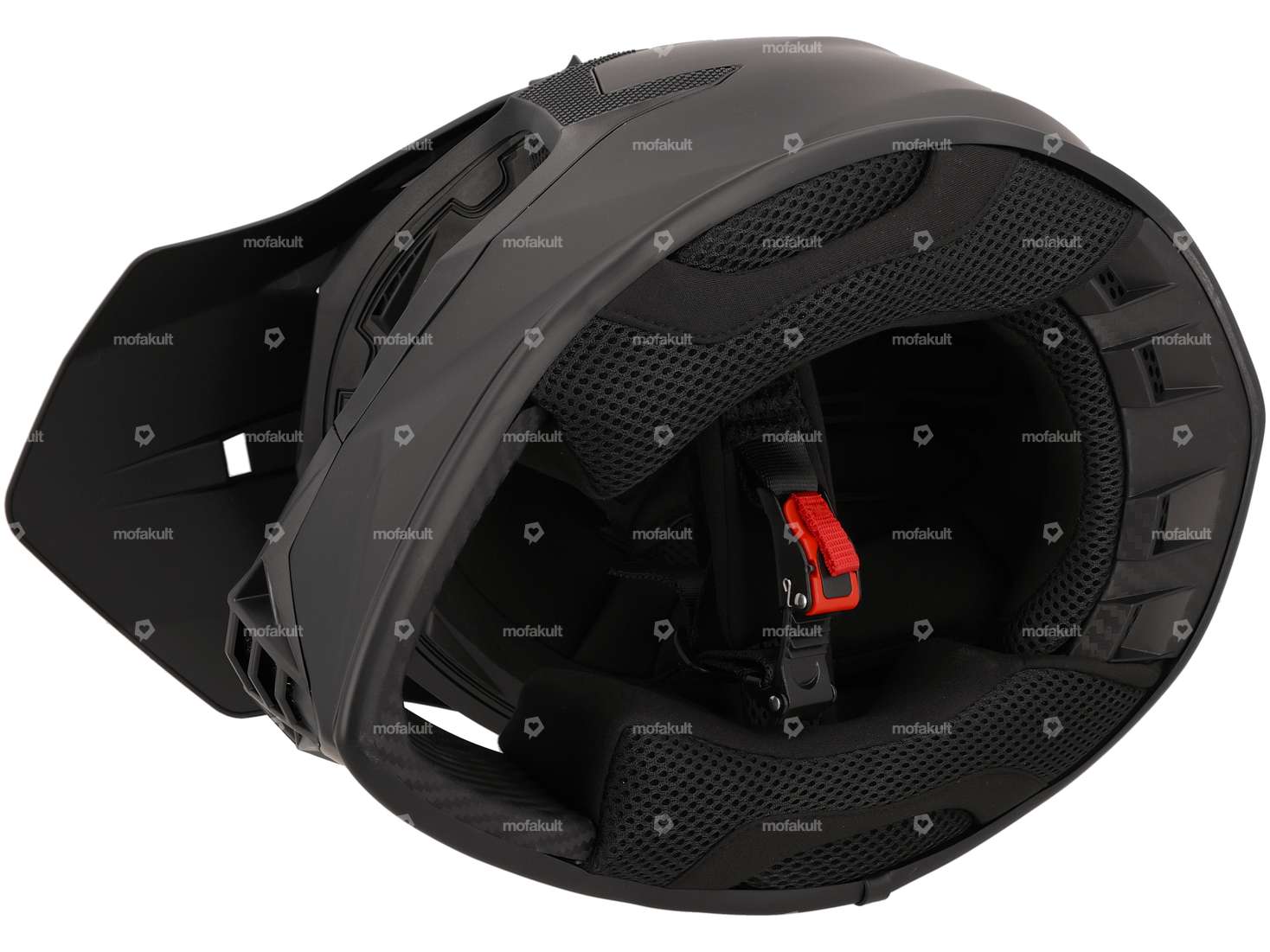 gms casque de cross "Fortis" noir-mat Carousel Image 4