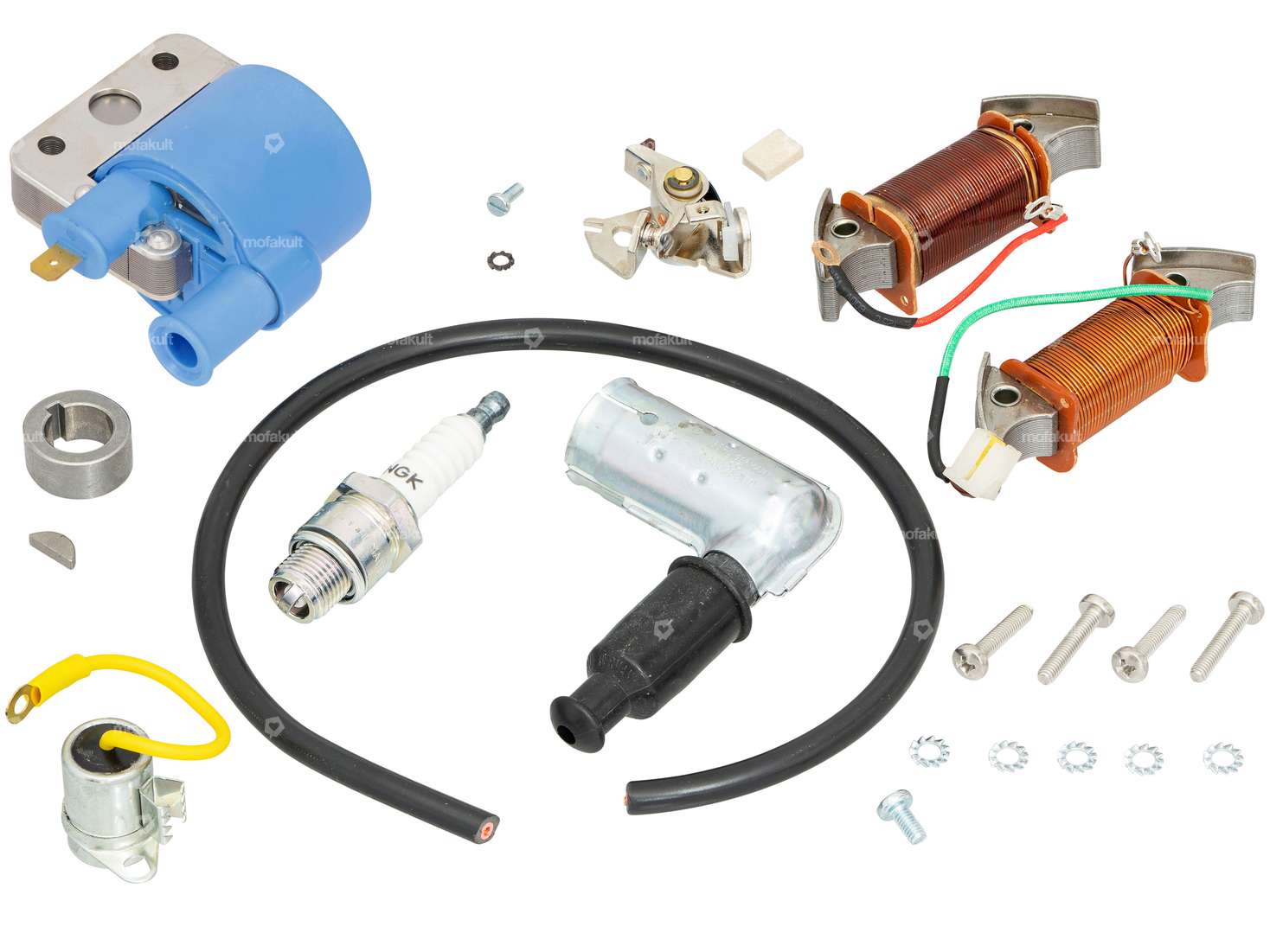 Set revisione interruttore accensione grande | Piaggio Ciao, SI, Bravo, Boxer Carousel Image 1