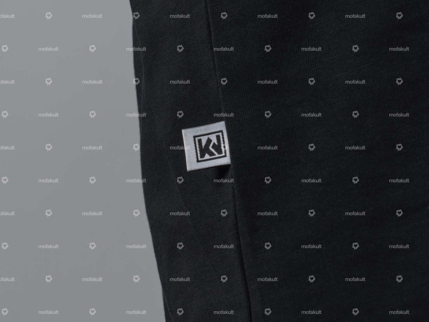 KULTWEAR T-Shirt «Crew» schwarz / weiss Carousel Image 7