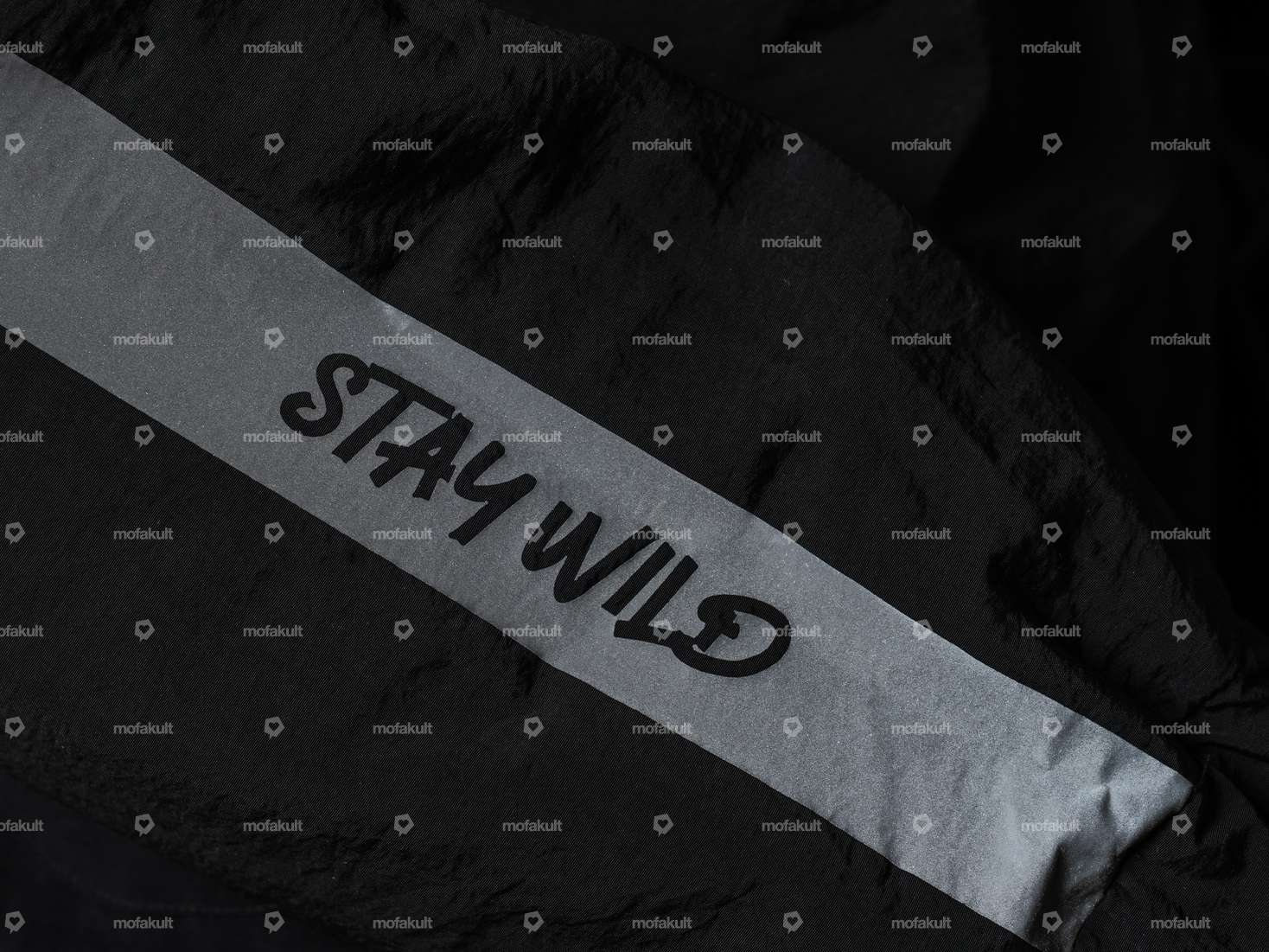 KULTWEAR Windbreaker «Ride» schwarz / grau Carousel Image 7