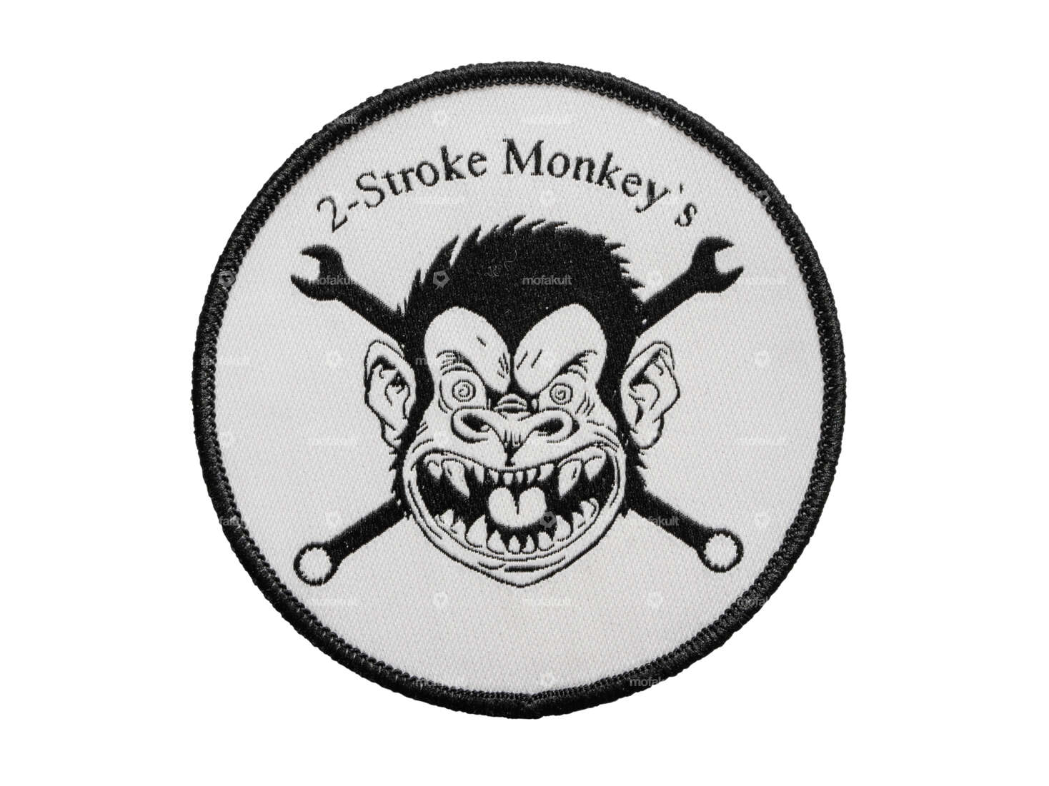 Toppa per banda "2-Stroke Monkey's" Ø 80 mm Carousel Image 1
