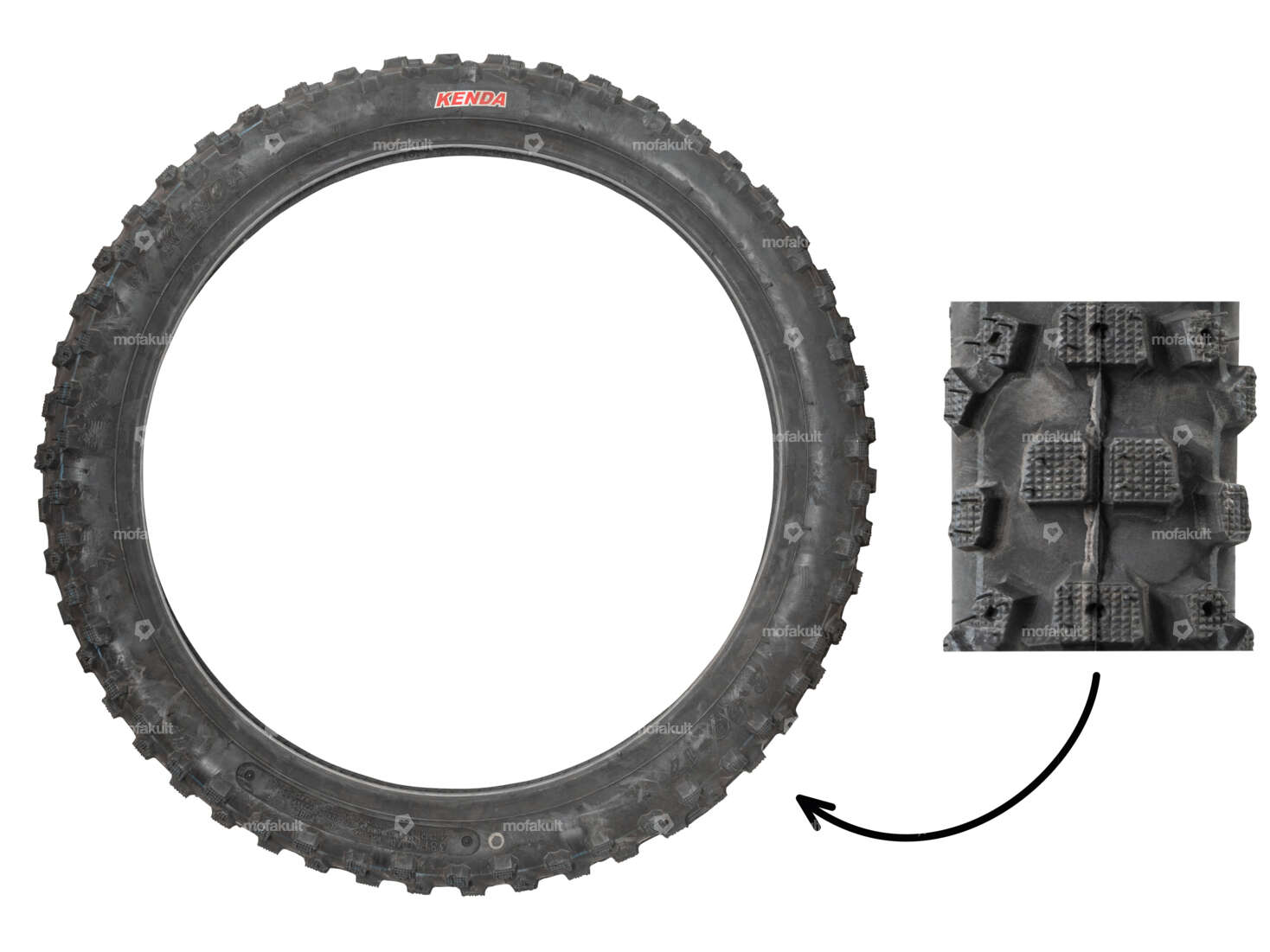 Pneumatici KENDA 2.50 x 17" K772A Motocross Carousel Image 1