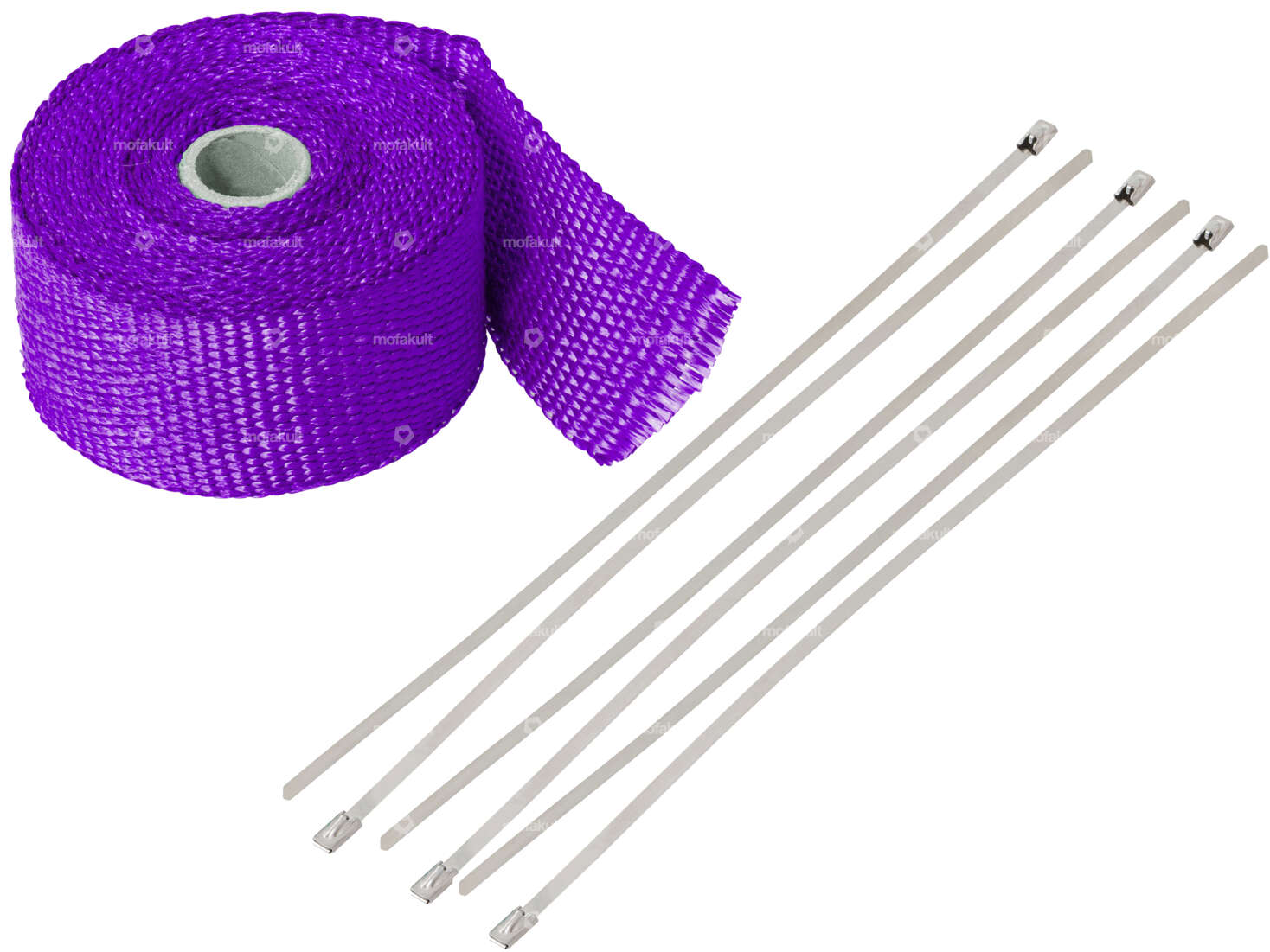 Bande de protection thermique avec fixation violette 10 m Carousel Image 1